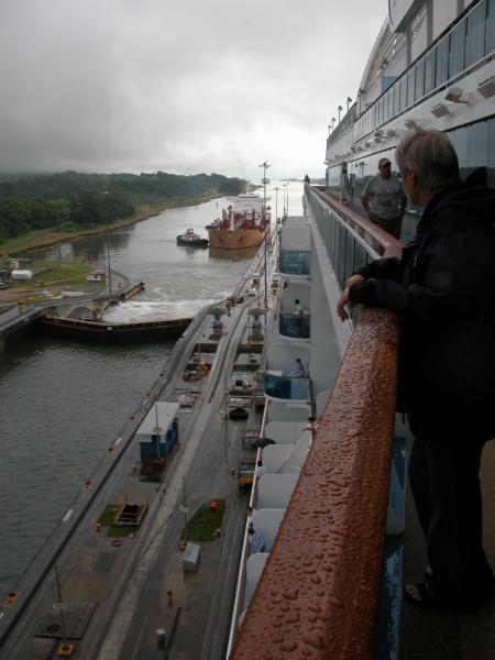 Panama Canal has two lanes