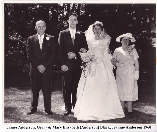 Gerry & Mary (Anderson) Black wedding day 1960