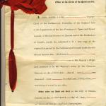 Bessie's divorce decree passed by act of parliament April 13, 1949