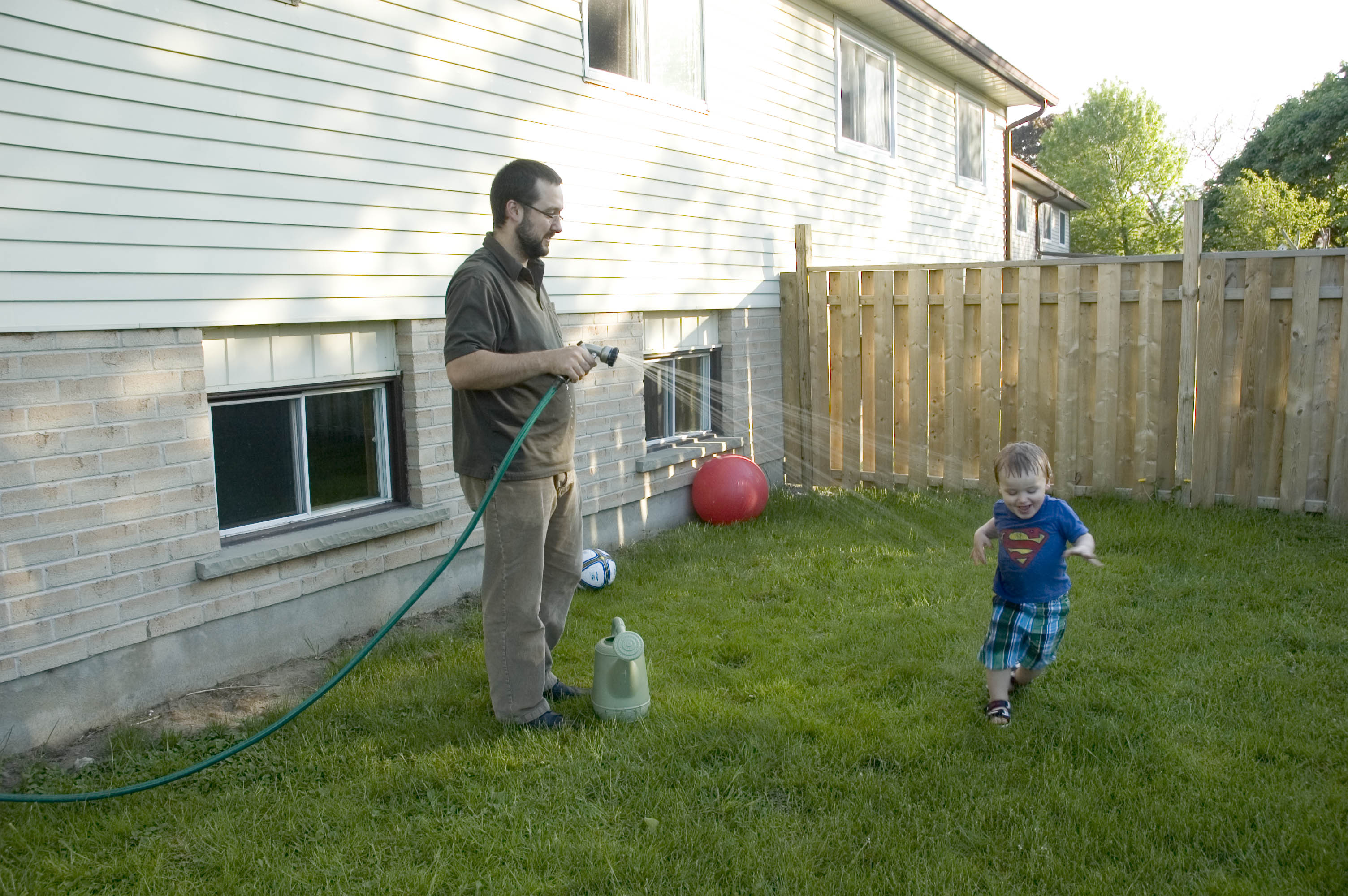 playing with the hose2