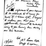 denial of request to reenlist 1903
