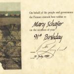 gramma schafer 91st birthday cert