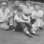 James, Jim, Bessie & Dave Anderson4 with Jimmy Arthur approx 1953