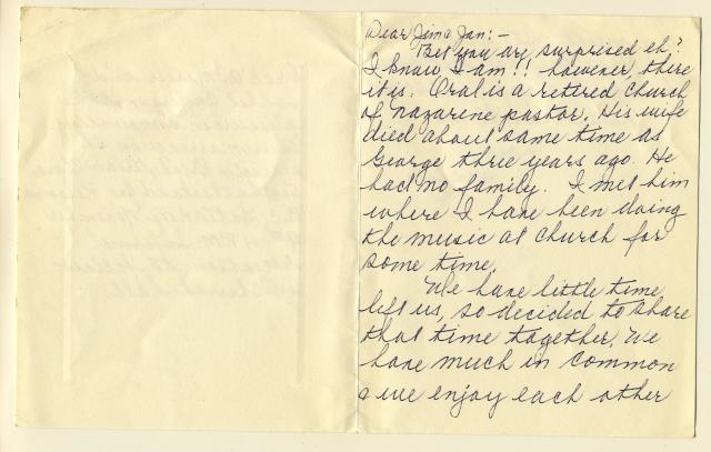 isobels note to Jan anderson on second marriage page 2