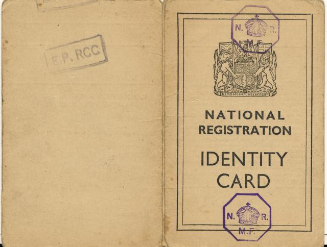 national identity card James front