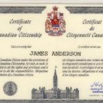 citizenship pocket card james