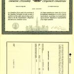 James Anderson citizenship certificate