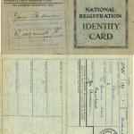 war time identity card James
