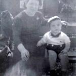 Jeannie Anderson & David 4 circa 1942-3