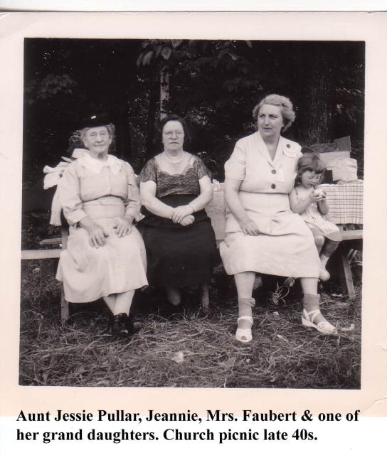 Aunt Jessie Watson, Jeannie, Mrs Faubert 40s
