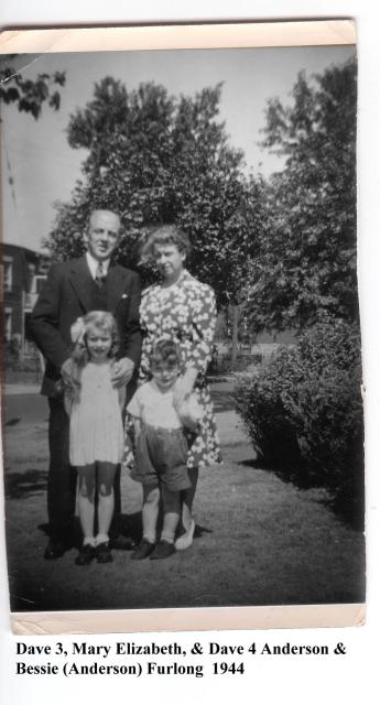 Dave 3, 4, Mary & Bessie 1944