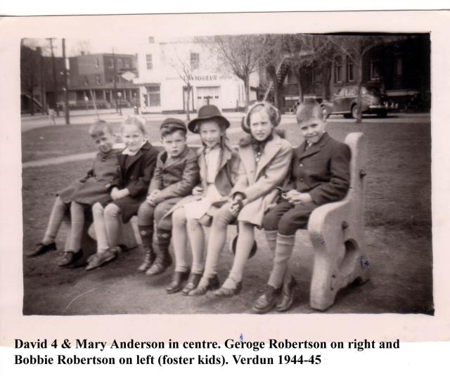Dave 4, Mary George & Bobbie Robertson 1944-45