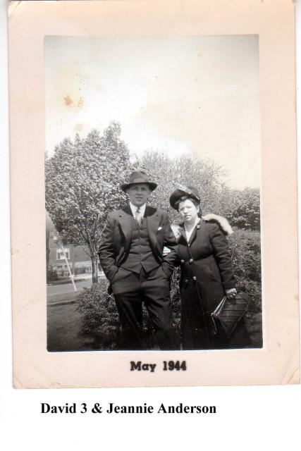 David 3 & Jeannie Anderson 1944