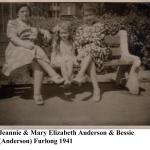 Jeannie & Mary Elizabeth & Bessie 1941