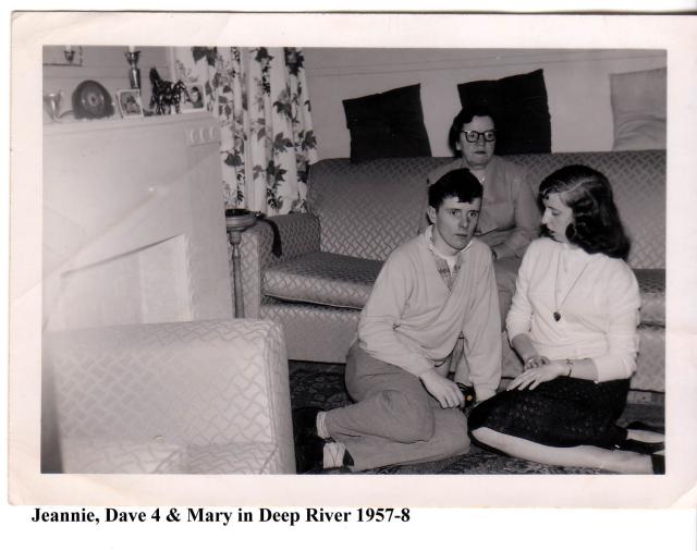 Jeannie, Dave 4 & Mary 1957-8