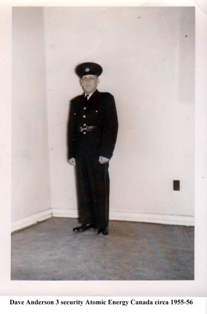 Dave Anderson 3 AECL security 1955-56