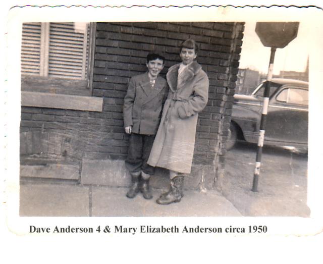 Dave Anderson 4 & Mary 1950