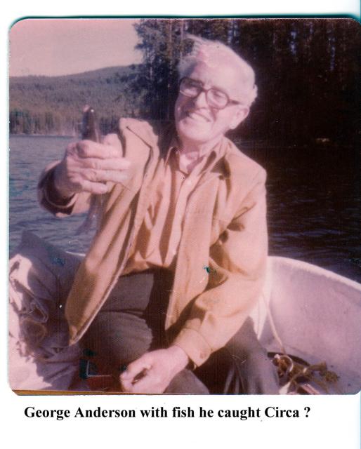 George Anderson with fish