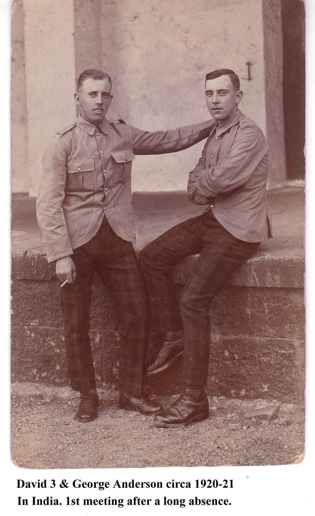 Dave 3 & George Anderson India 1920-21