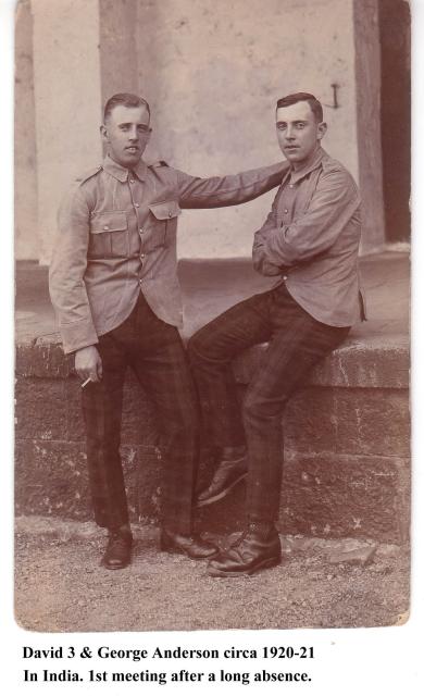 Dave 3 & George Anderson India 1920-21