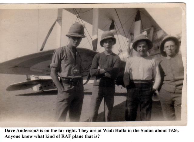 Dave Anderson3 at Wadi Halfa about 1926