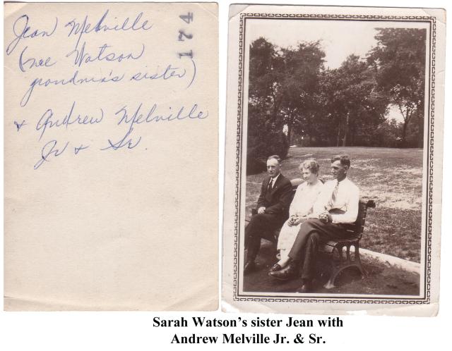 Jean (Watson) Melville & the Andrews