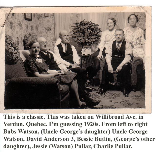 George Watson jr & Family & Dave 3 circa 1920s