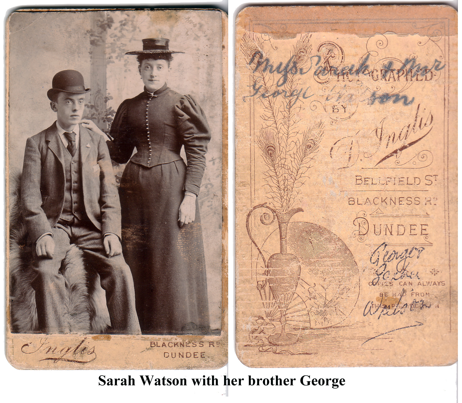 Sarah & Brother George Watson