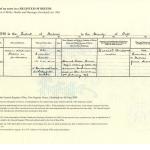Birth certificate of adam peden or anderson 1930