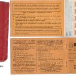 charlenes ration stamp book circa 1945-46