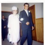 Mary & Merv wedding 1965