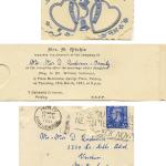 Willie & May Catterson  wedding invite 1951