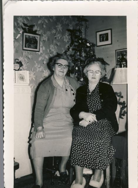 Mrs Faubert & her mother upstairs neighbour