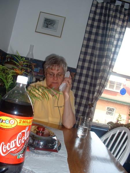 Mum on phone July 02